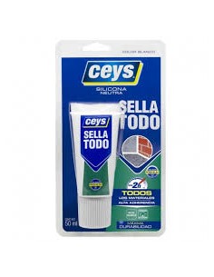 SELLATODO SILICONA NEUTRA TRANSLÚCIDO 50 ml CEYS