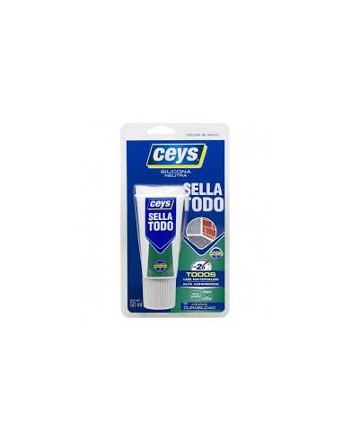SELLATODO SILICONA NEUTRA TRANSLÚCIDO 50 ml CEYS