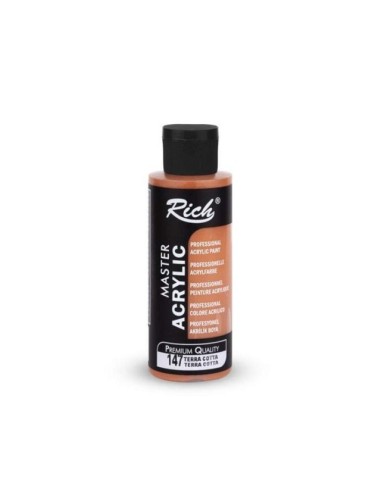 PINTURA ACRÍLICA MATE TERRACOTA Nº147 120ml (Rich)