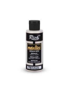 PINTURA ACRÍLICA METALLICS PLATINUM 03988 120ml (Rich)