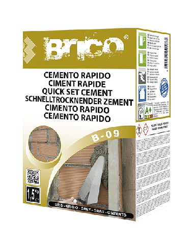 B-09 CEMENTO RÁPIDO GRIS 1,5kg Baixens