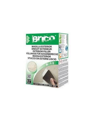 B-12 MASILLA EXTERIOR EN POLVO BLANCA  1,5kg Baixens