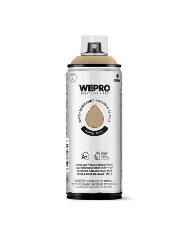 SPRAY WEPRO BASE AGUA MATE MARRÓN LATTE 400ml