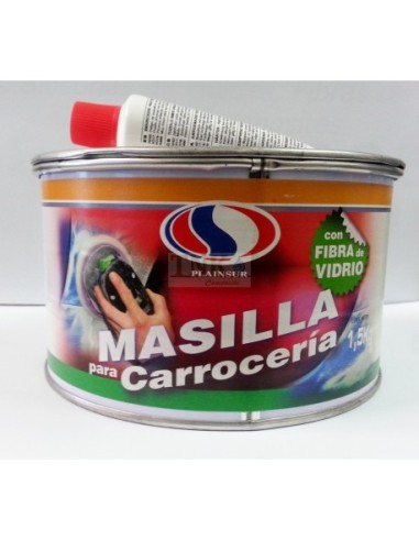 MASILLA CARROCERIA CON FIBRA 1,5kg PLAINSUR