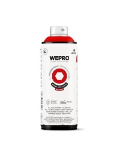 SPRAY WEPRO BASE DISOLVENTE RAL 3020 ROJO SCARLET 400ml
