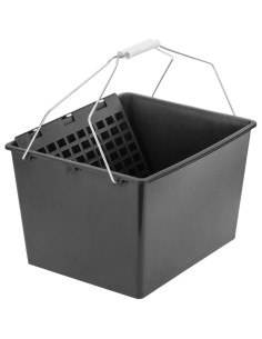 CUBETA + REJILLA 16lt NEGRA (Jeivsa)