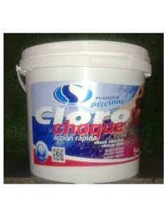 CLORO CHOQUE ACCIÓN RÁPIDA 5kg PLAINSUR