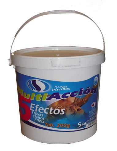 CLORO TABLETAS 5 EFECTOS 5KG PLAINSUR
