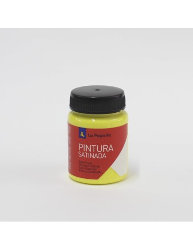 PINTURA LA PAJARITA SATINADA AMARILLO LIMÓN L-1 35ml