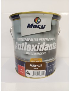 ESMALTE ANTIOXIDANTE BRILLO PARDO 723  4lt ALTAS PRESTACIONES (Macy)
