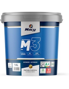 PINTURA M-3 PLÁSTICA MATE PROFESIONAL 900ml (Macy)