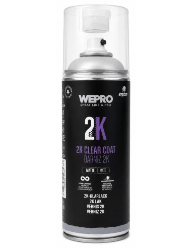 SPRAY 2K BARNIZ MATE 400ml MONTANA (envase nuevo)
