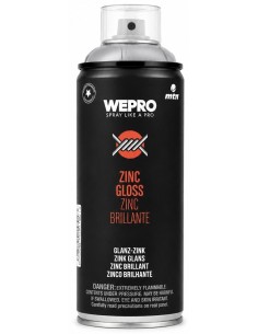 SPRAY ZINC PLATA GALVANIZADA BRILLO 400ml MONTANA
