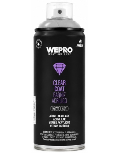 SPRAY BARNIZ ACRILICO MATE 400ml (Montana)