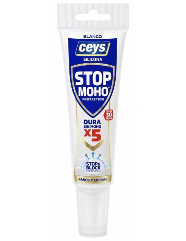 STOP MOHO SILICONA BLANCO 125 ml CEYS