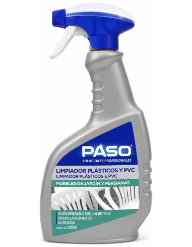 LIMPIADOR PLÁSTICOS Y PVC 500 ml PASO