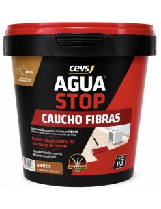 AGUA STOP CAUCHO FIBRAS TERRACOTA 1kg CEYS