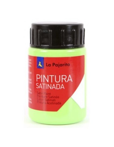 PINTURA LA PAJARITA SATINADA VERDE LORO L-37 35ml