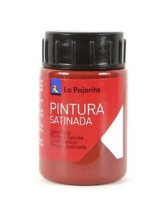 PINTURA LA PAJARITA SATINADA ÓXIDO ROJO L-08 35ml