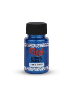 PINTURA CHROME METALLIC AZUL 02707 50ml (Rich)