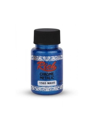 PINTURA CHROME METALLIC AZUL 02707 50ml (Rich)