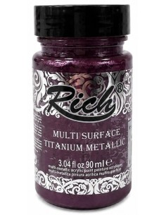 PINTURA MULTISUPERFICIE TITANIUM METALIZADO ANTIQUE PLUM Nº1734 (Rich)