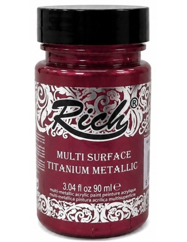 PINTURA MULTISUPERFICIE TITANIUM METALIZADO BURGUNDY Nº4398 (Rich)