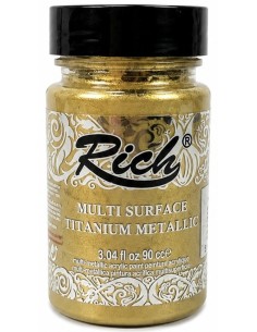 PINTURA MULTISUPERFICIE TITANIUM METALIZADO VAINILLA Nº1732 (Rich)
