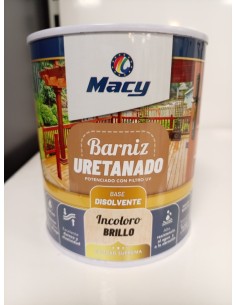 BARNIZ URETANADO INCOLORO BRILLO 750ml (Macy)