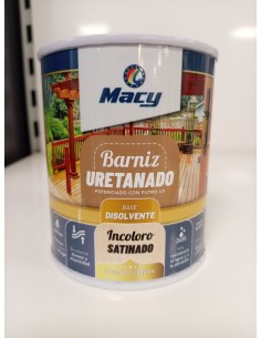 BARNIZ URETANADO INCOLORO SATINADO 750ml (Macy)
