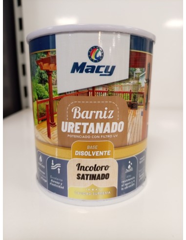 BARNIZ URETANADO INCOLORO SATINADO 750ml (Macy)
