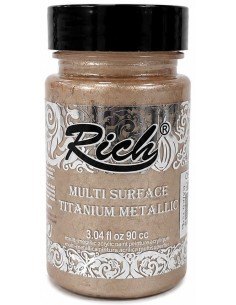 PINTURA MULTISUPERFICIE TITANIUM METALIZADO CHAMPAGNE Nº1733 (Rich)