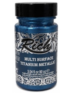 PINTURA MULTISUPERFICIE TITANIUM METALIZADO TURQUESA ANTIGUO Nº4415 (Rich)