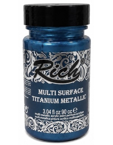 PINTURA MULTISUPERFICIE TITANIUM METALIZADO TURQUESA ANTIGUO Nº4415 (Rich)
