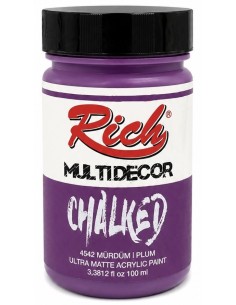 PINTURA MULTIDECOR CHALKED VIOLETA 03622 100ml (Rich)