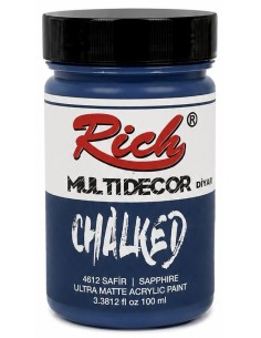 PINTURA MULTIDECOR CHALKED AZUL 06540 100ml (Rich)