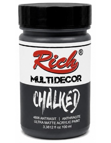 PINTURA MULTIDECOR CHALKED ANTRACITA 06534 100ml (Rich)