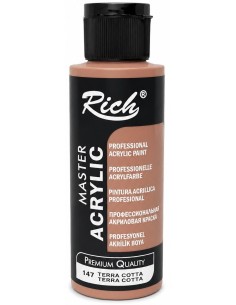PINTURA ACRÍLICA MATE TERRACOTA Nº147 120ml (Rich)