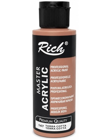 PINTURA ACRÍLICA MATE TERRACOTA Nº147 120ml (Rich)