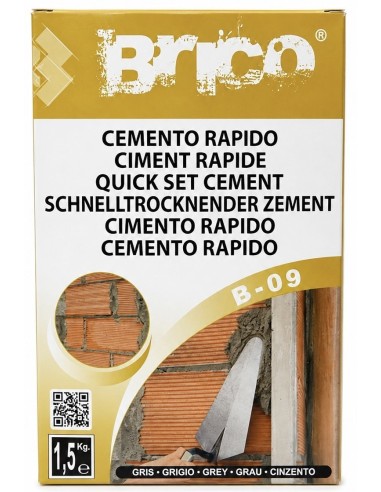 B-09 CEMENTO RÁPIDO GRIS 1,5kg Baixens