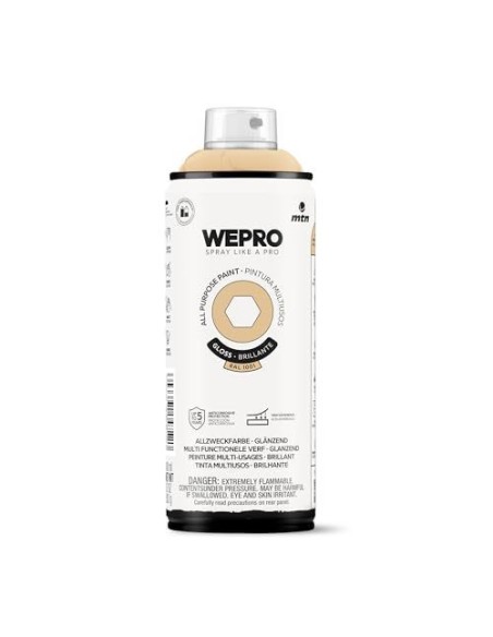 SPRAY WEPRO BASE DISOLVENTE RAL 1001 AMARILLO PANCAKE 400ml