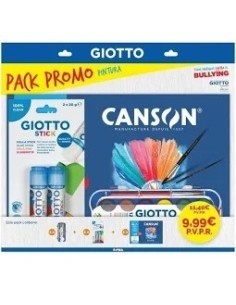 PACK PROMO GIOTTO ACUARELA CANSON