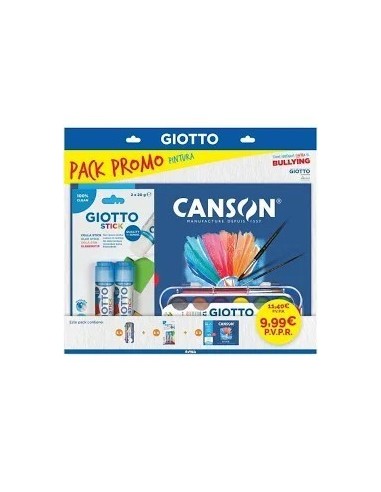 PACK PROMO GIOTTO ACUARELA CANSON
