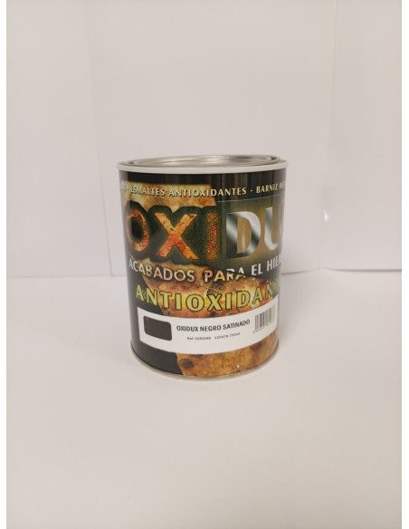 OXIDUX ESMALTE ANTIOXIDANTE SATINADO NEGRO 750ml (Nupinsur)
