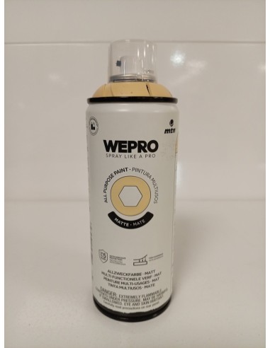 SPRAY WEPRO BASE DISOLVENTE 0110 MATE VAINILLA 400ml