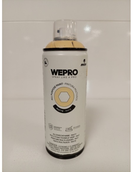 SPRAY WEPRO BASE DISOLVENTE 0110 MATE VAINILLA 400ml