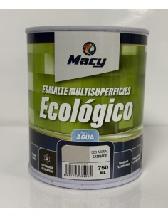 ESMALTE ECOLÓGICO SATINADO ARENAL 750ml (Macy)