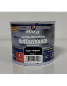 ESMALTE ANTIOXIDANTE BRILLO NEGRO 702   250ml ALTAS PRESTACIONES (Macy)