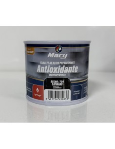 ESMALTE ANTIOXIDANTE SATINADO NEGRO 704   250ml ALTAS PRESTACIONES (Macy)