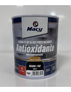 ESMALTE ANTIOXIDANTE BRILLO NEGRO 702   750ml ALTAS PRESTACIONES (Macy)